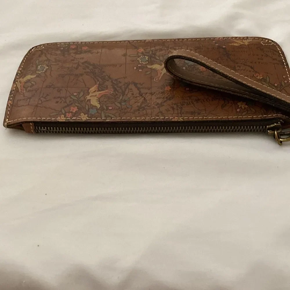 Patricia Nash Brown Leather Wallet